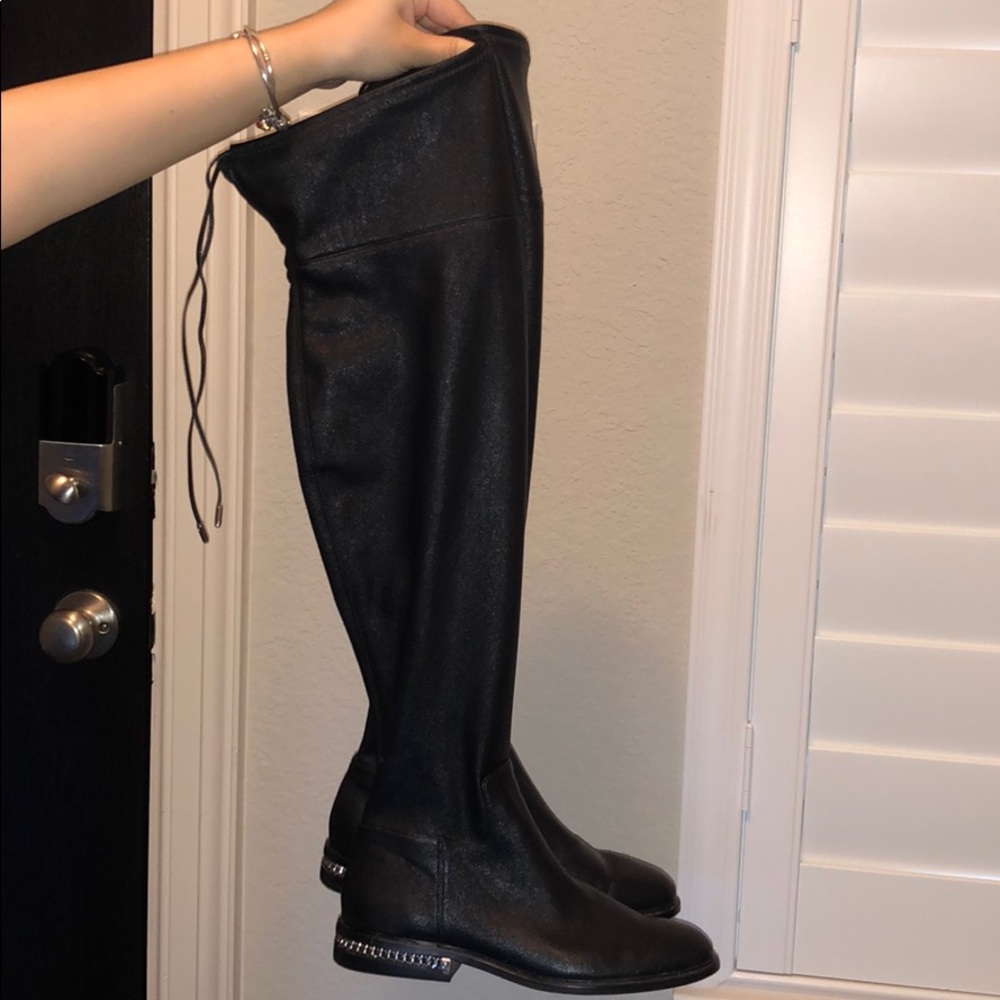 Michael Kors black over the knee boots